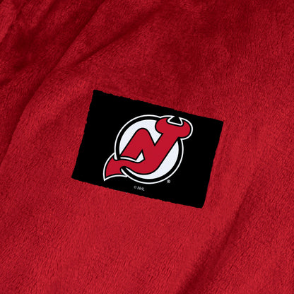 New Jersey Devils Womens SHERPA bathrobe patch