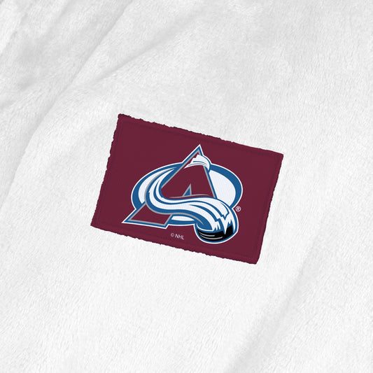 Colorado Avalanche Womens SHERPA bathrobe patch