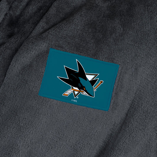 San Jose Sharks Womens SHERPA bathrobe patch