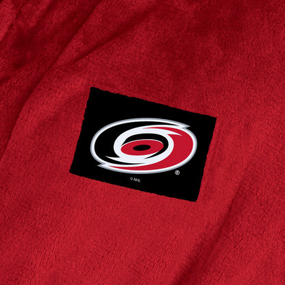 Carolina Hurricanes Womens SHERPA bathrobe patch