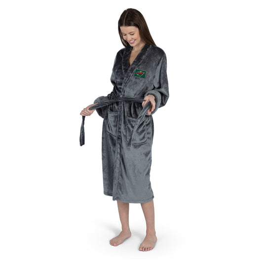 Minnesota Wild Womens SHERPA bathrobe