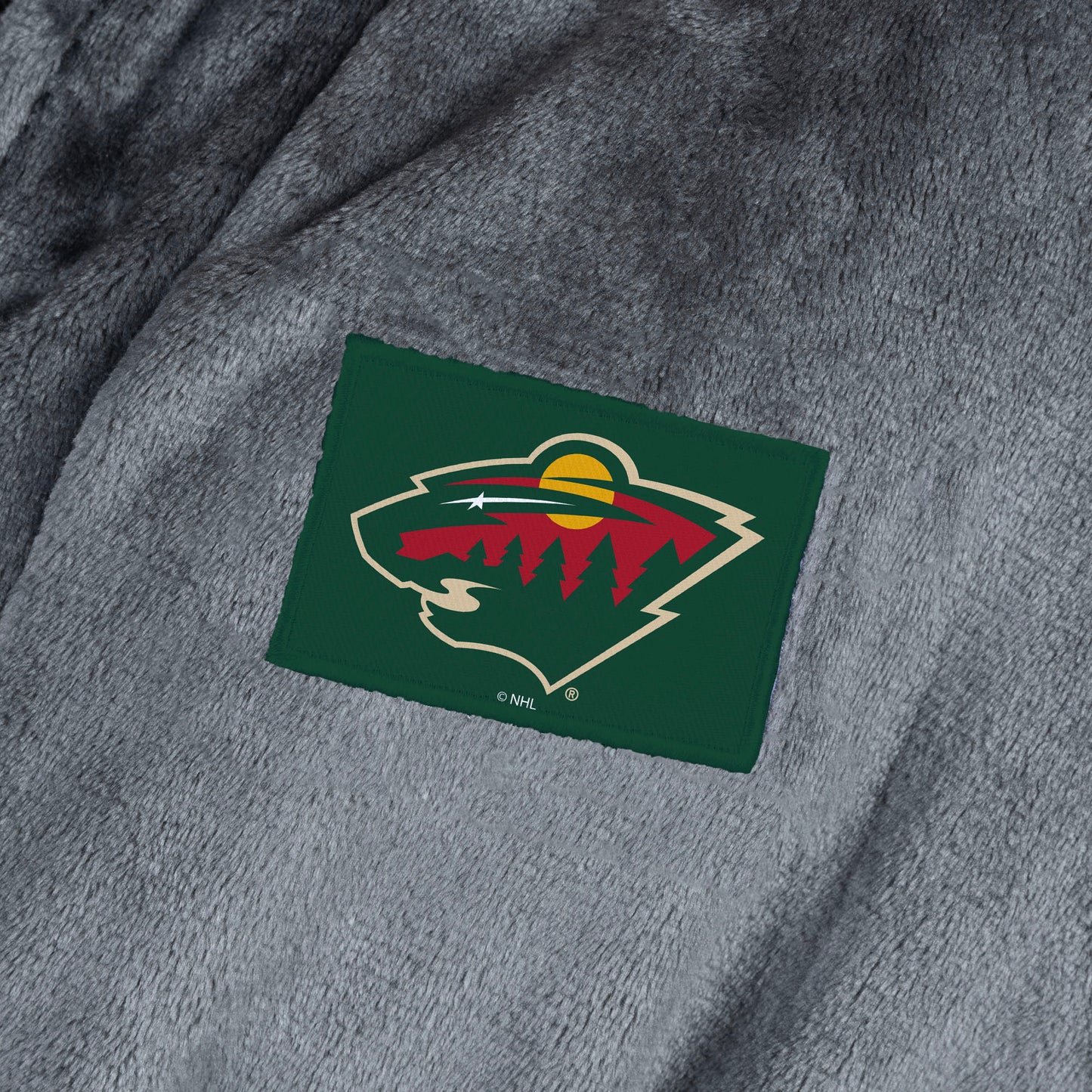 Minnesota Wild Womens SHERPA bathrobe patch