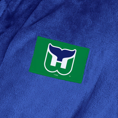 Hartford Whalers Womens SHERPA bathrobe patch