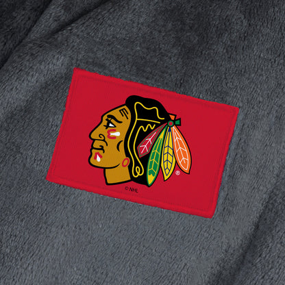 Chicago Blackhawks team color bathrobe patch