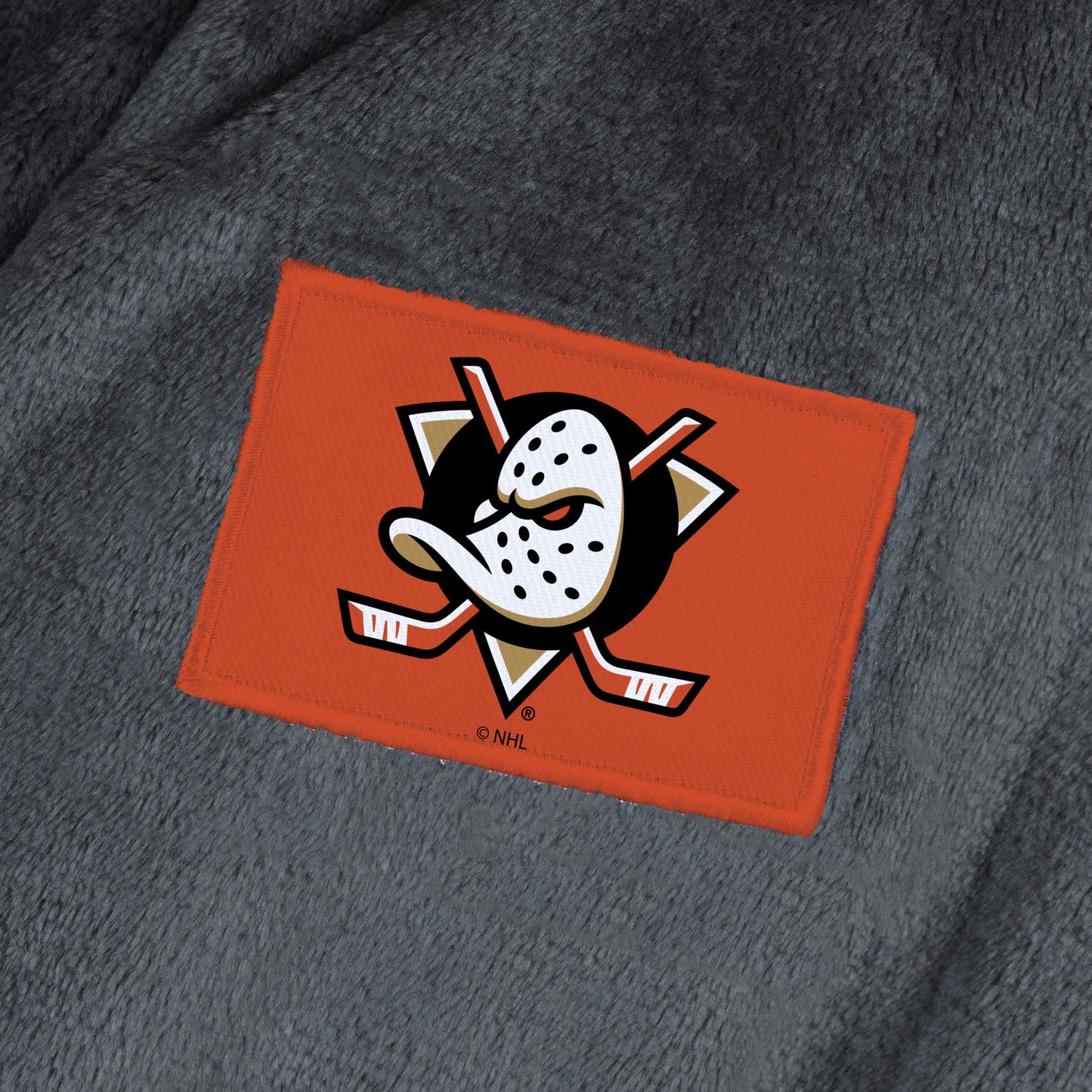 Anaheim Ducks team color bathrobe patch