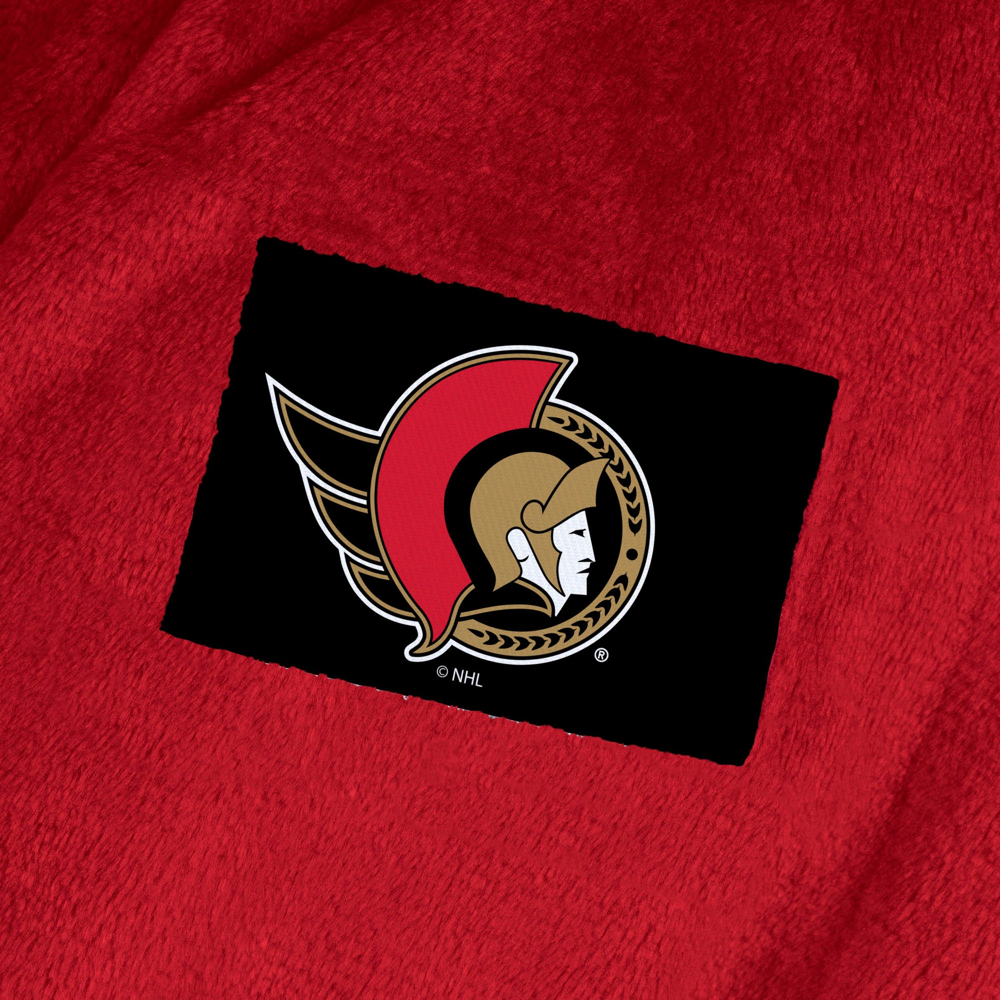 Ottawa Senators team color bathrobe patch