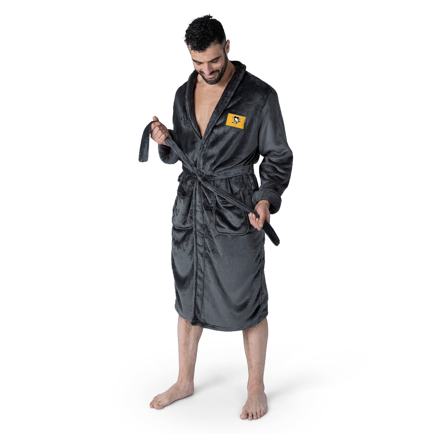 Pittsburgh Penguins silk touch team color bathrobe