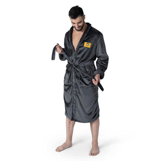 Pittsburgh Penguins silk touch team color bathrobe