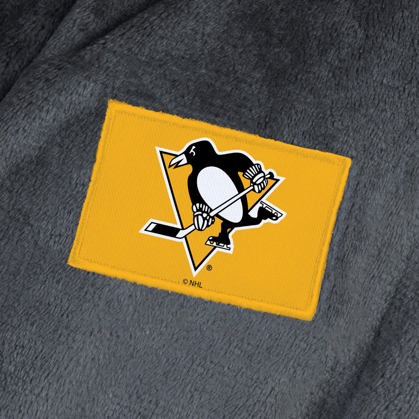 Pittsburgh Penguins team color bathrobe patch