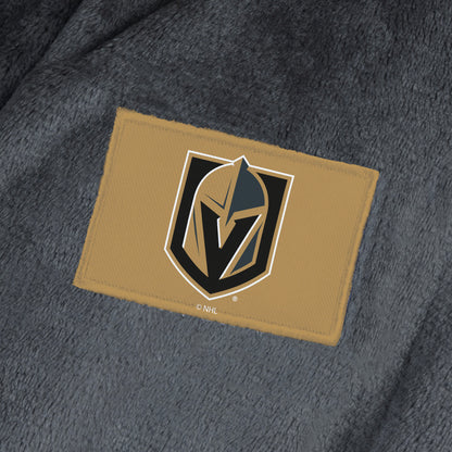 Vegas Golden Knights team color bathrobe patch