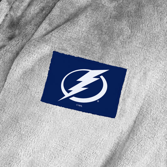 Tampa Bay Lightning Womens SHERPA bathrobe patch