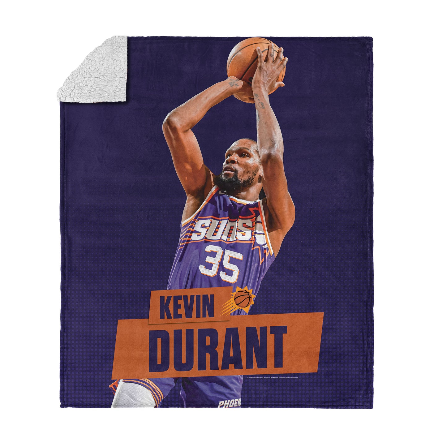 Phoenix Suns Kevin Durant Sherpa Blanket