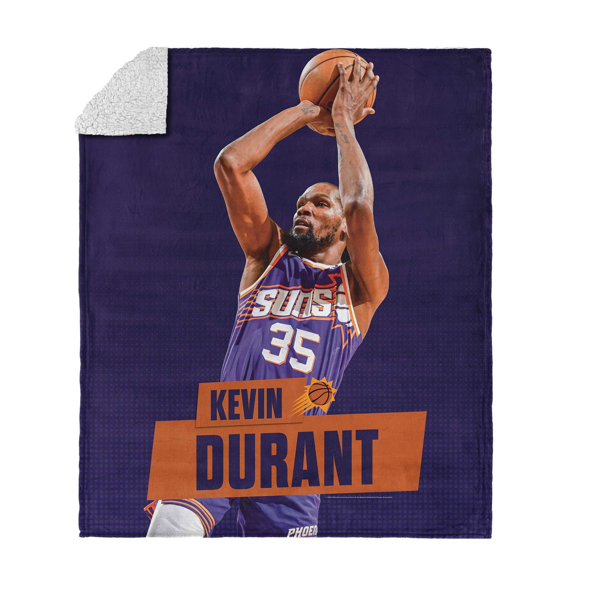 Phoenix Suns Kevin Durant Sherpa Blanket