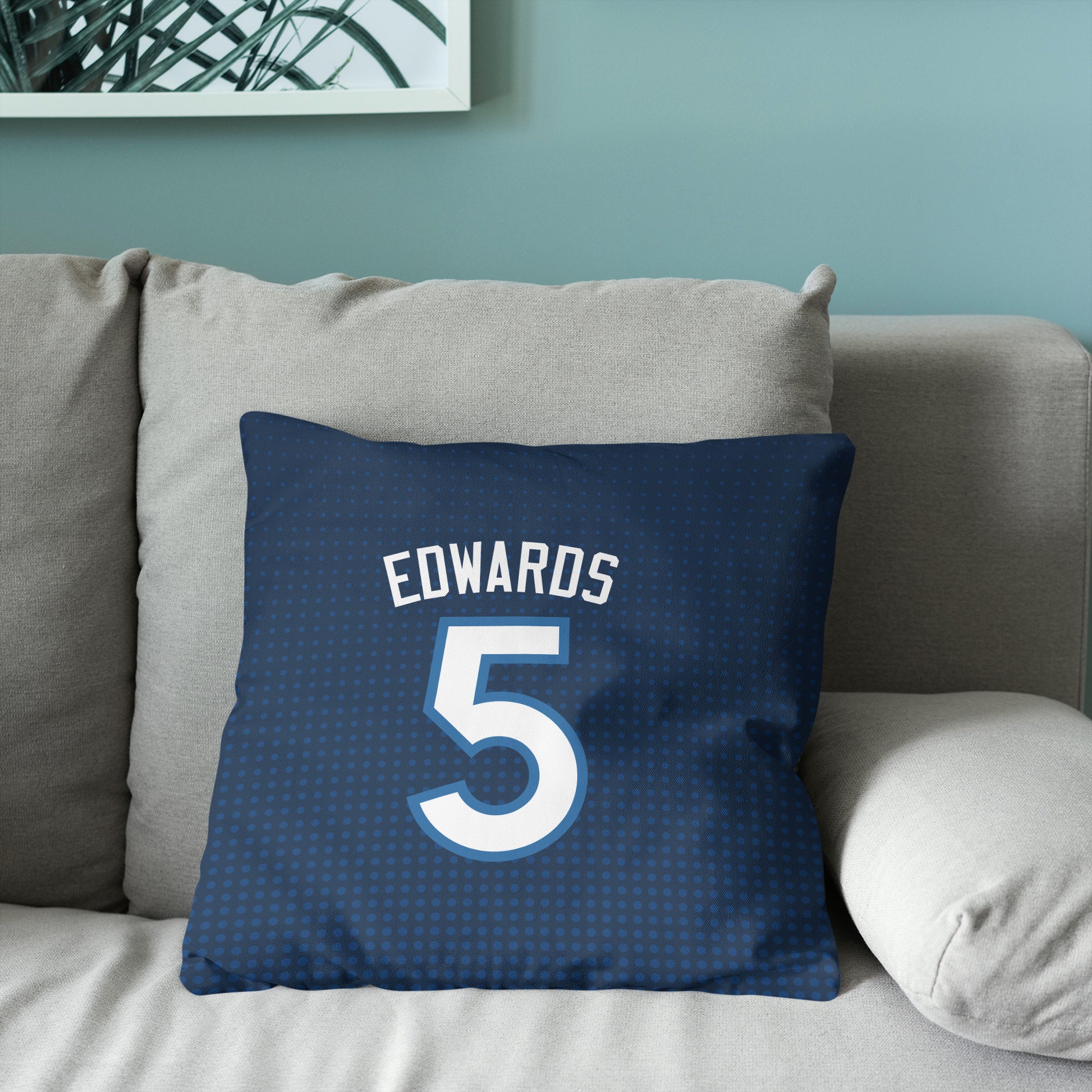 Minnesota Timberwolves Anthony Edwards throw pillow