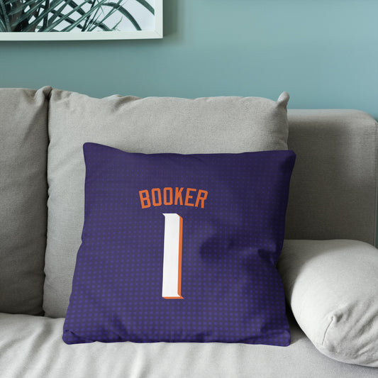 Phoenix Suns Devin Booker throw pillow