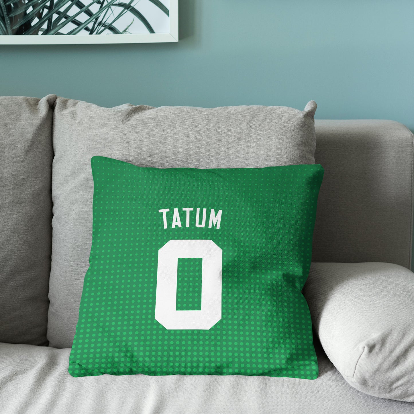 Boston Celtics Jayson Tatum throw pillow