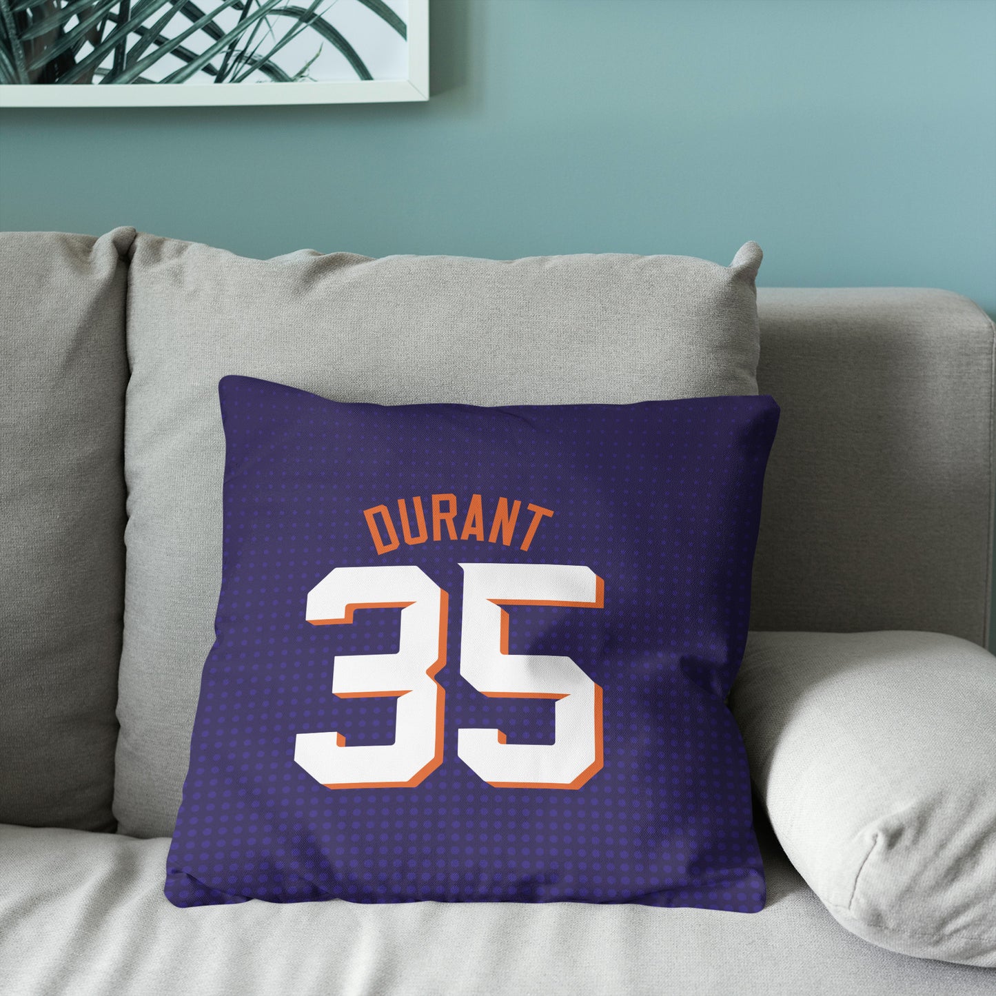 Phoenix Suns Kevin Durant throw pillow