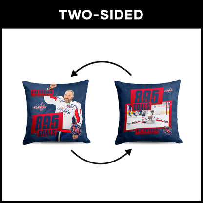 Alex Ovechkin 895 goals scored 2 sided pillow