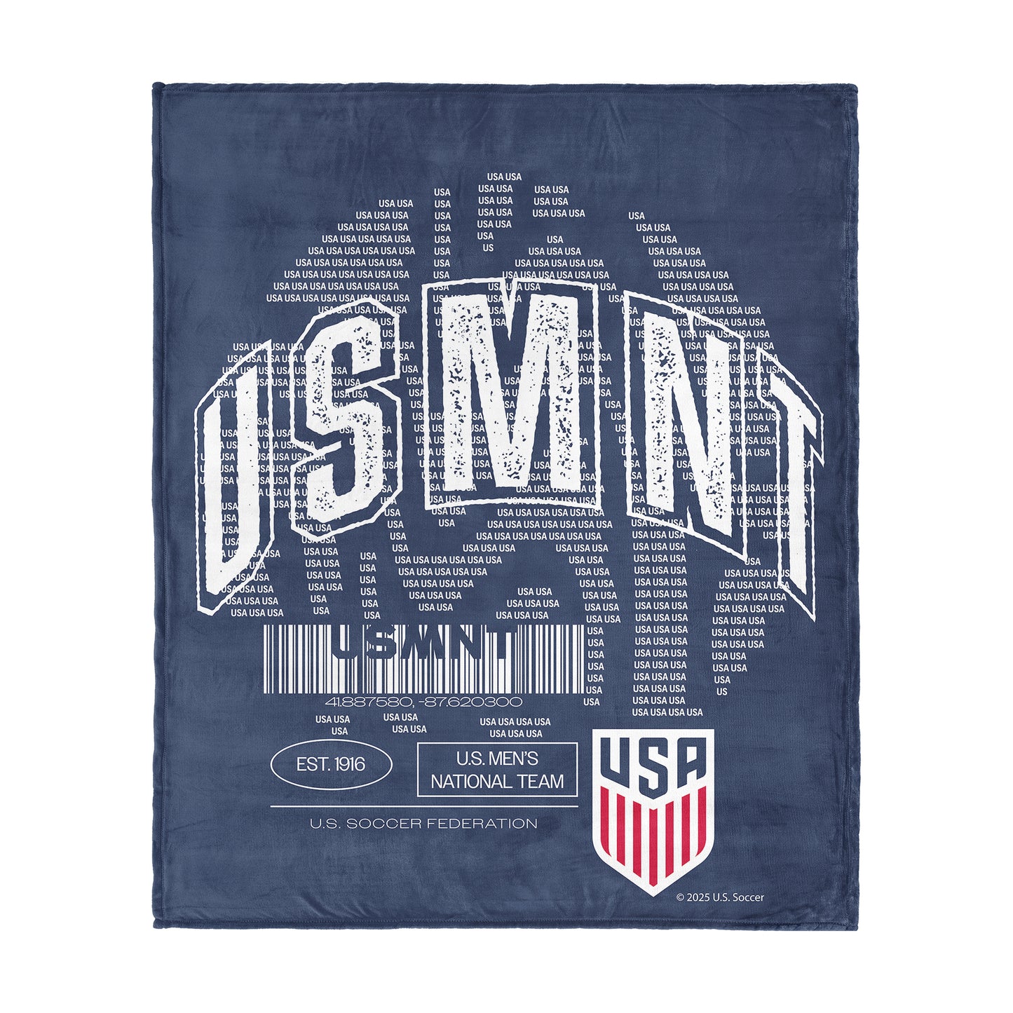 US Soccer silk touch throw blanket