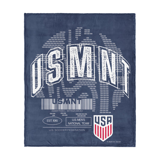 US Soccer silk touch throw blanket