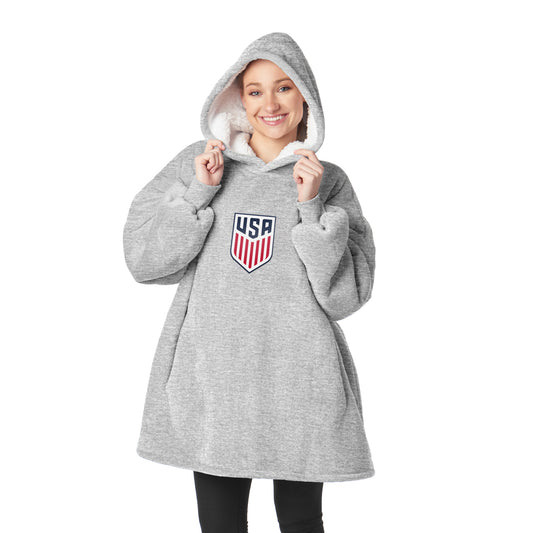 US Soccer Sherpa Fleece hoody back