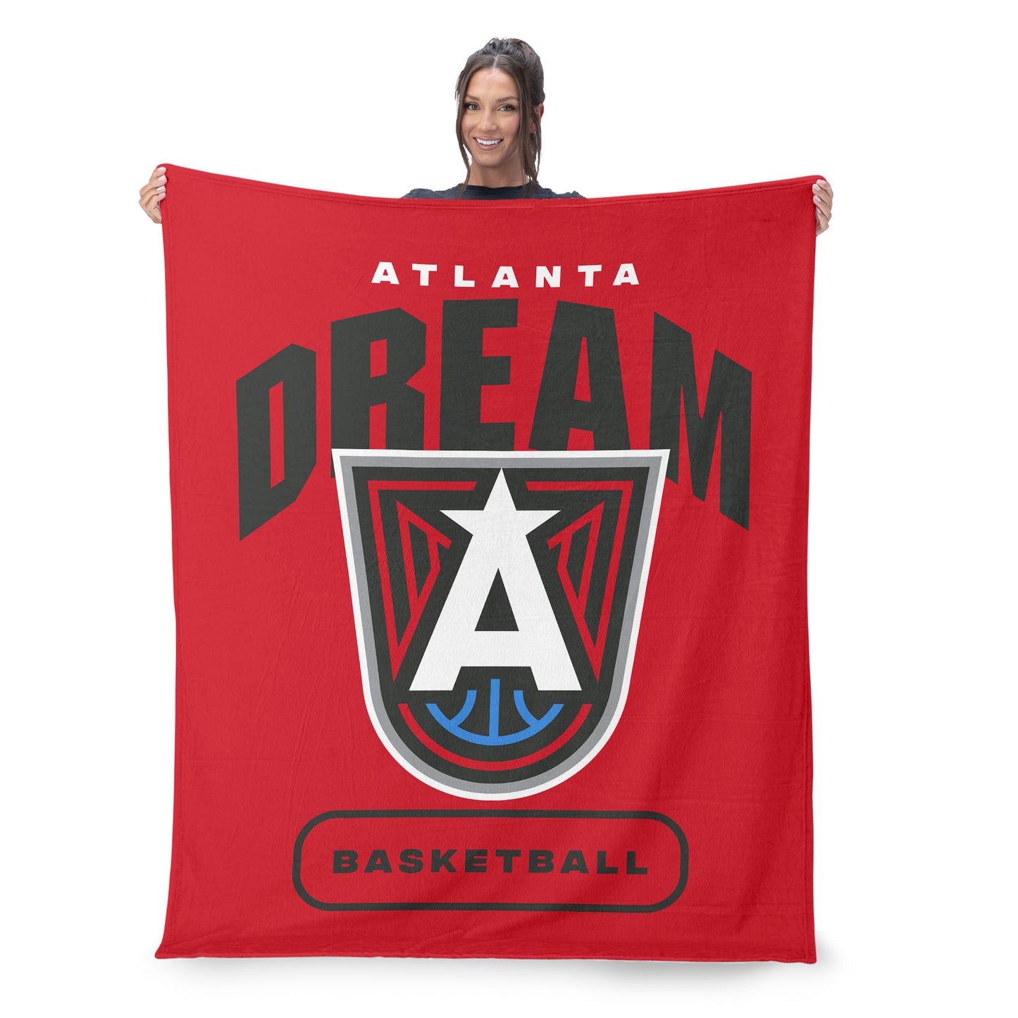 Atlanta Dream large silk touch throw blanket