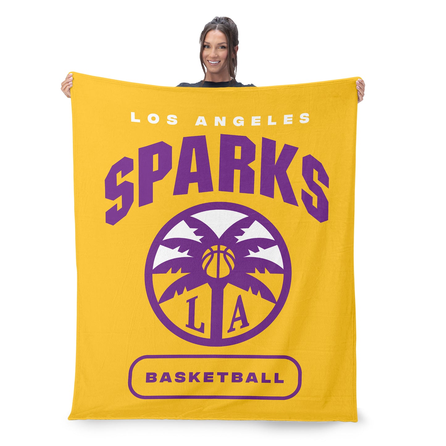 Los Angeles Sparks large silk touch throw blanket