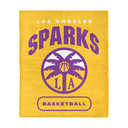 Los Angeles Sparks official silk touch throw blanket