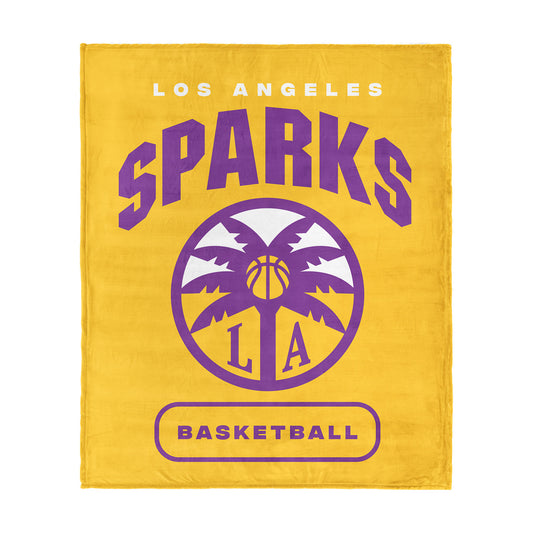 Los Angeles Sparks official silk touch throw blanket
