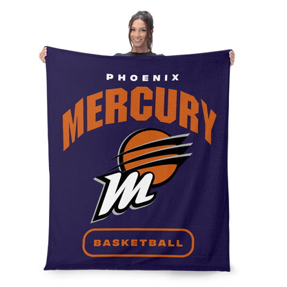 Phoenix Mercury large silk touch throw blanket