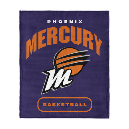 Phoenix Mercury official silk touch throw blanket