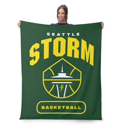 Seattle Storm large silk touch throw blanket