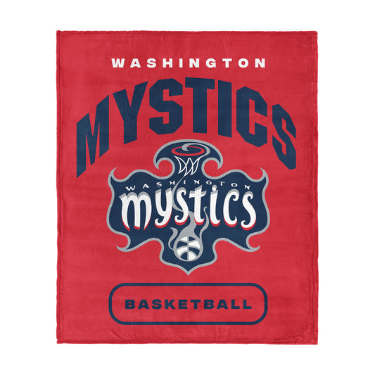 Washington Mystics official silk touch throw blanket