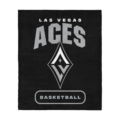 Las Vegas Aces official silk touch throw blanket