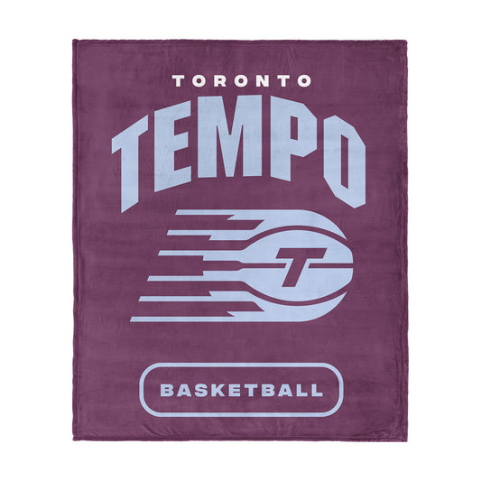 Toronto Tempo official silk touch throw blanket