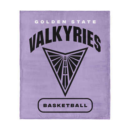 Golden State Valkyries official silk touch throw blanket