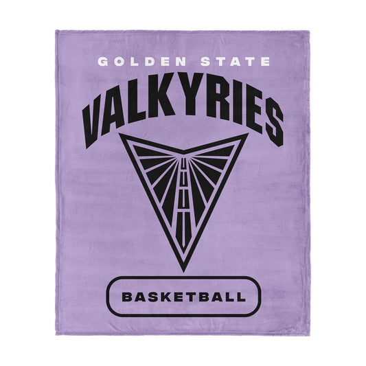 Golden State Valkyries official silk touch throw blanket