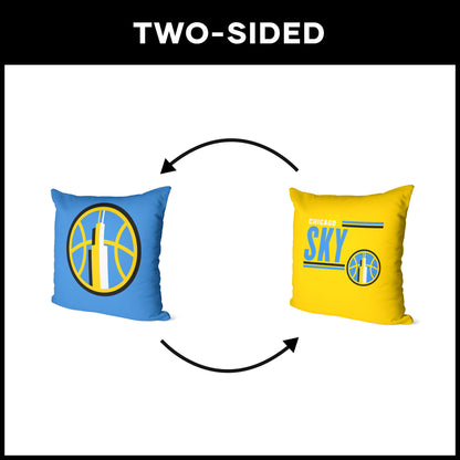 Chicago Sky double sided Throw Pillow
