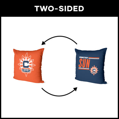 Connecticut Sun double sided Throw Pillow