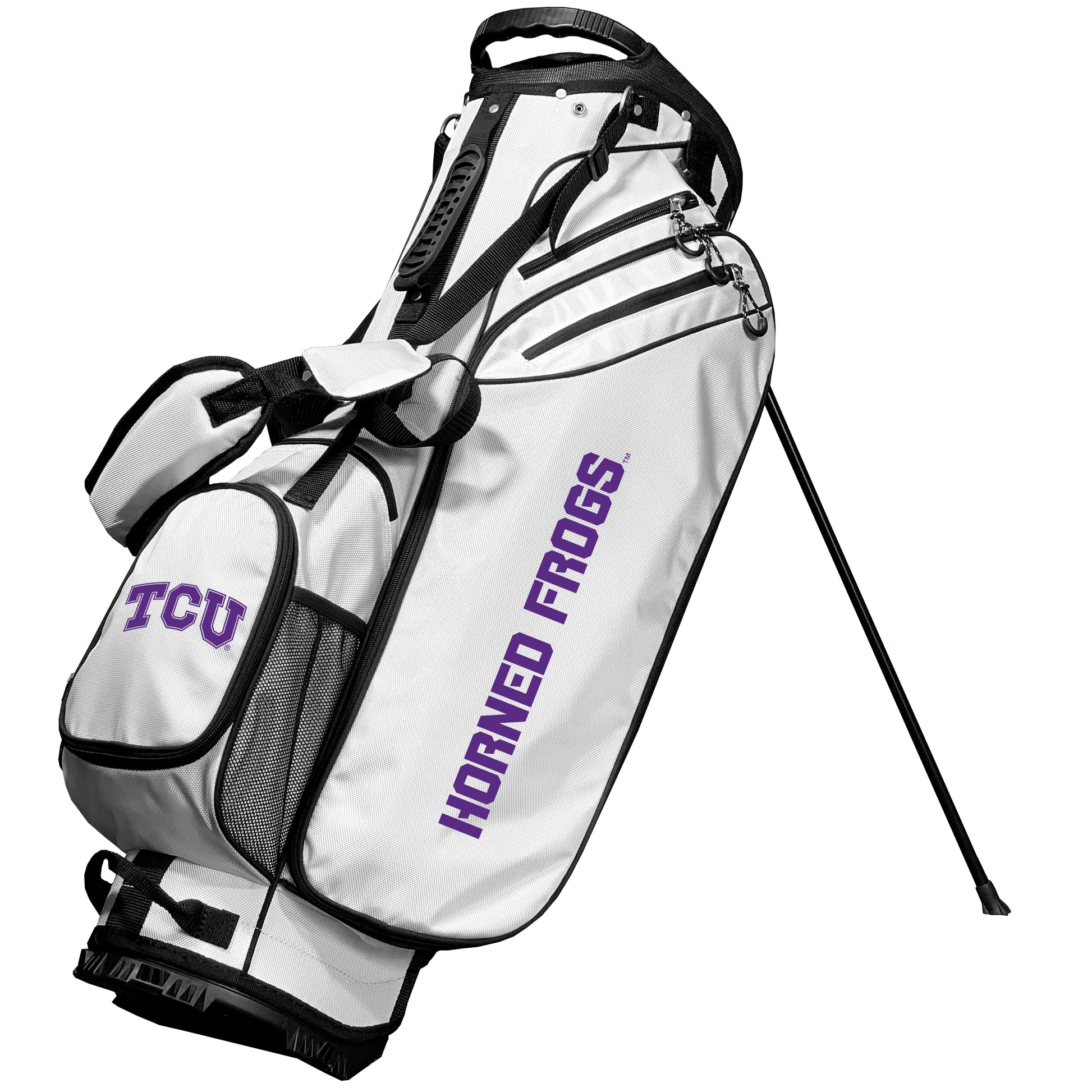 TCU Horned Frogs White Birdie Golf Bag