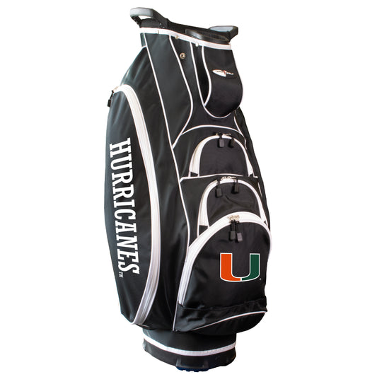 Miami Hurricanes Black Albatross Golf Bag