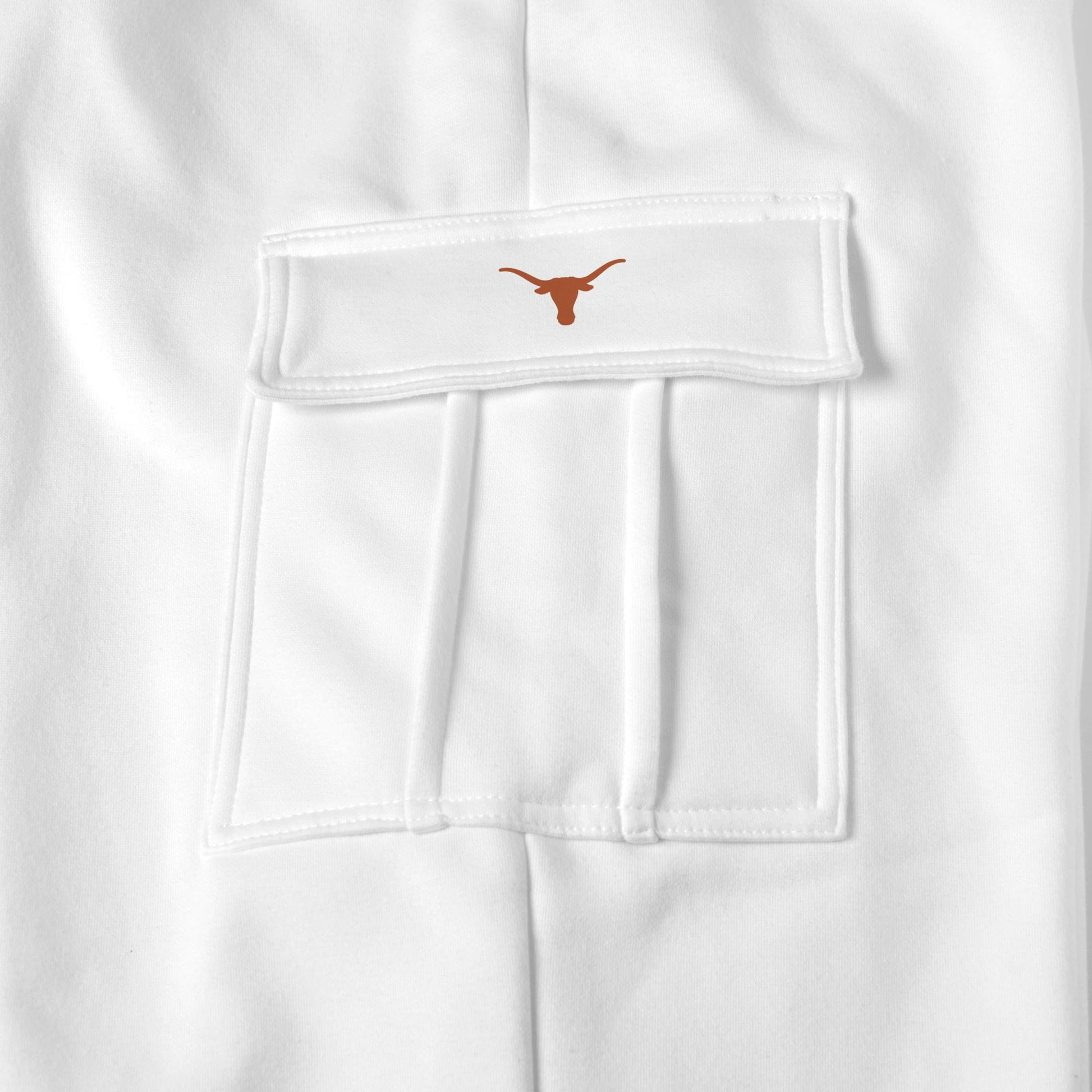 Texas Longhorns white sweat pants logo