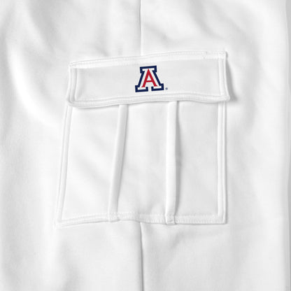 Arizona Wildcats white sweat pants logo