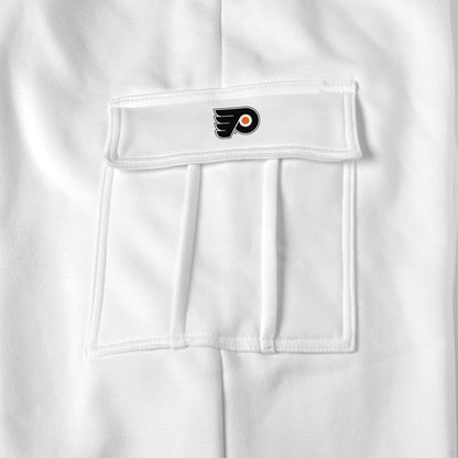Philadelphia Flyers white sweat pants logo