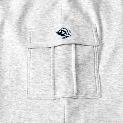 Utah Mammoth grey sweat pants logo