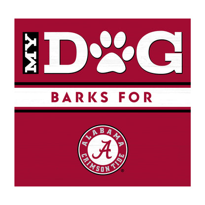 Alabama Crimson Tide dog sign