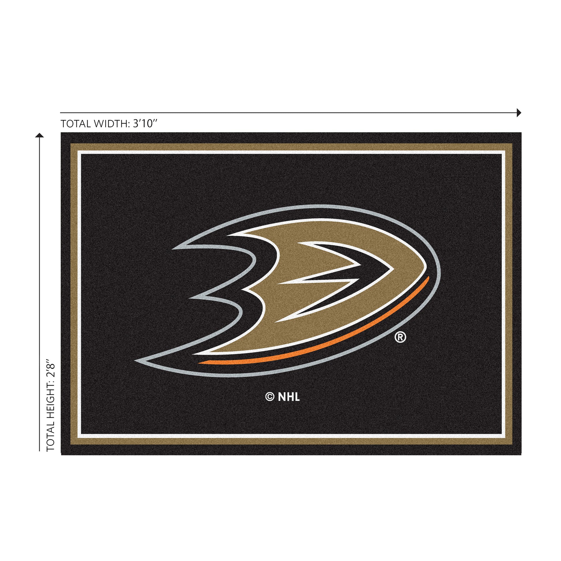Anaheim Ducks Welcome Mat Dimensions