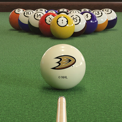 Anaheim Ducks logo pool ball set