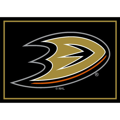 Anaheim Ducks distressed style area rug