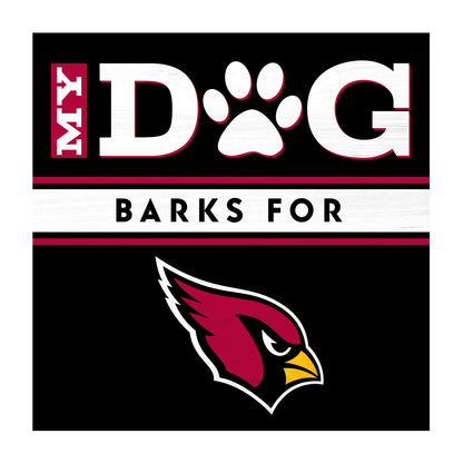 Arizona Cardinals dog sign